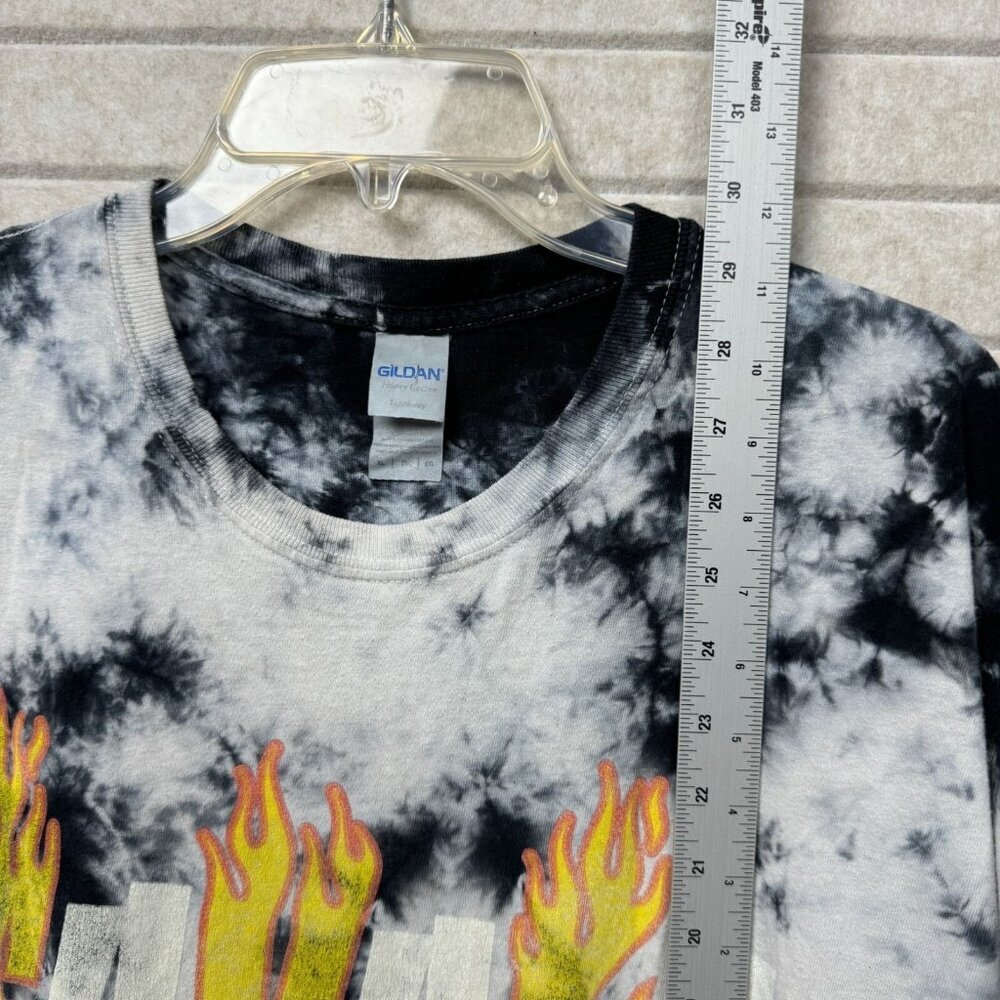 Gildan Tie Dye Savage Vibes Graphic Short Sleeve T-Shirt Men’s XL - Picture 8 of 10